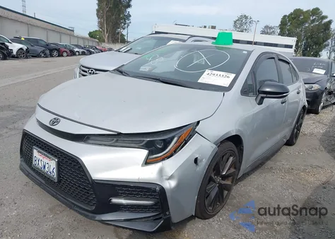 2021 Toyota Corolla Se Nightshade Edition z USA, uszkodzony, nr VIN 5YFS4MCE4MP097307